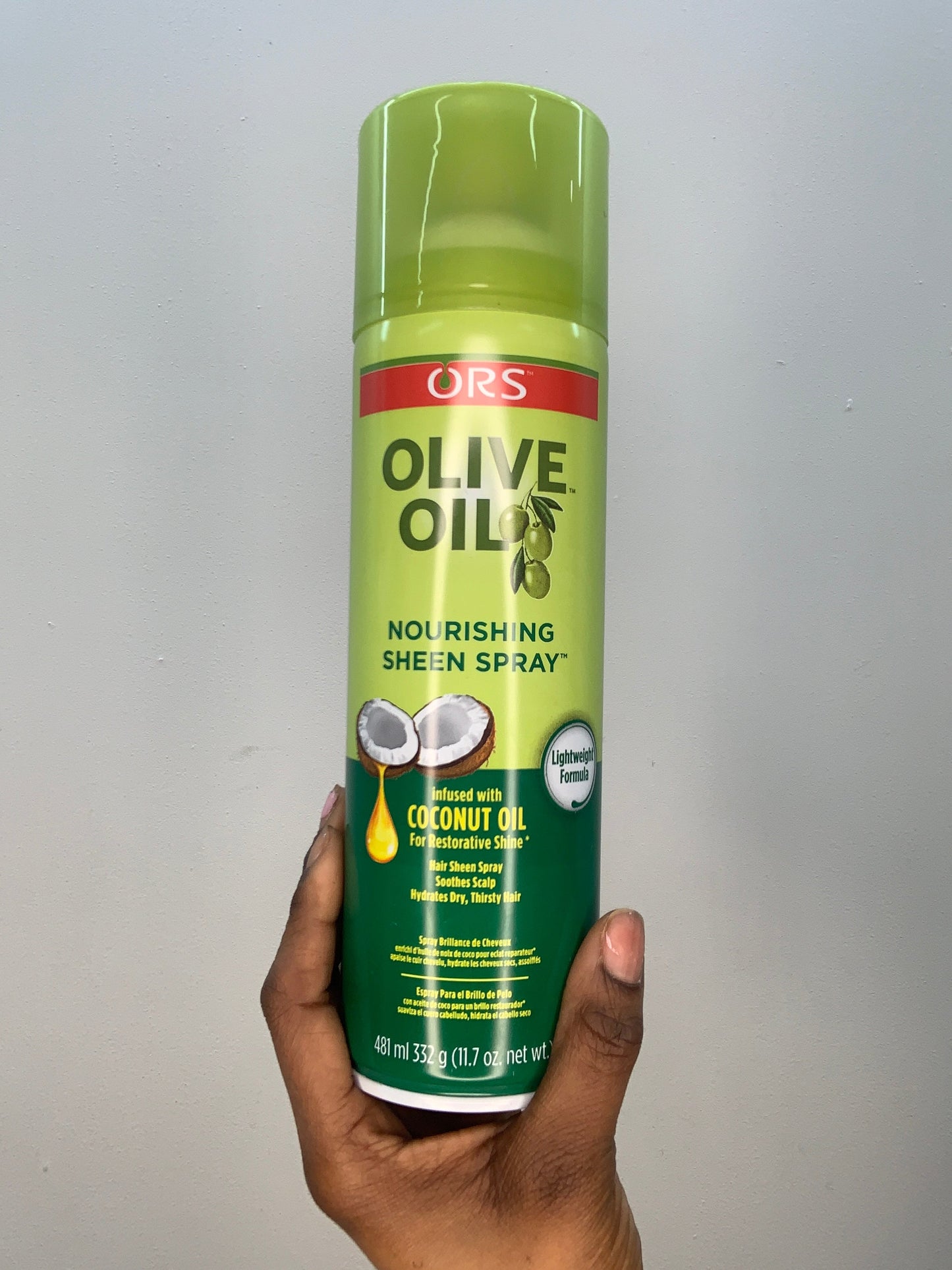 Olive oil  hair spray