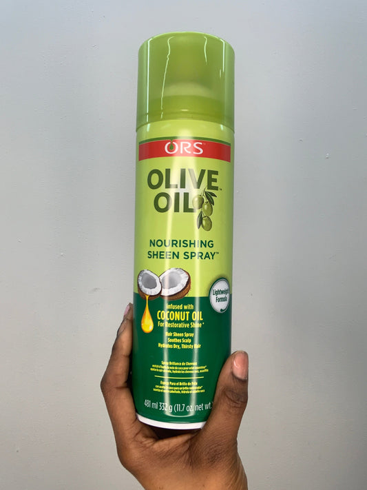 Olive oil  hair spray