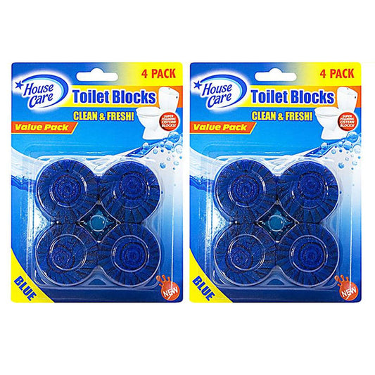 Toilet blue tabs
